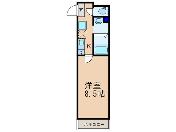 アクアフロント梅小路の物件間取画像